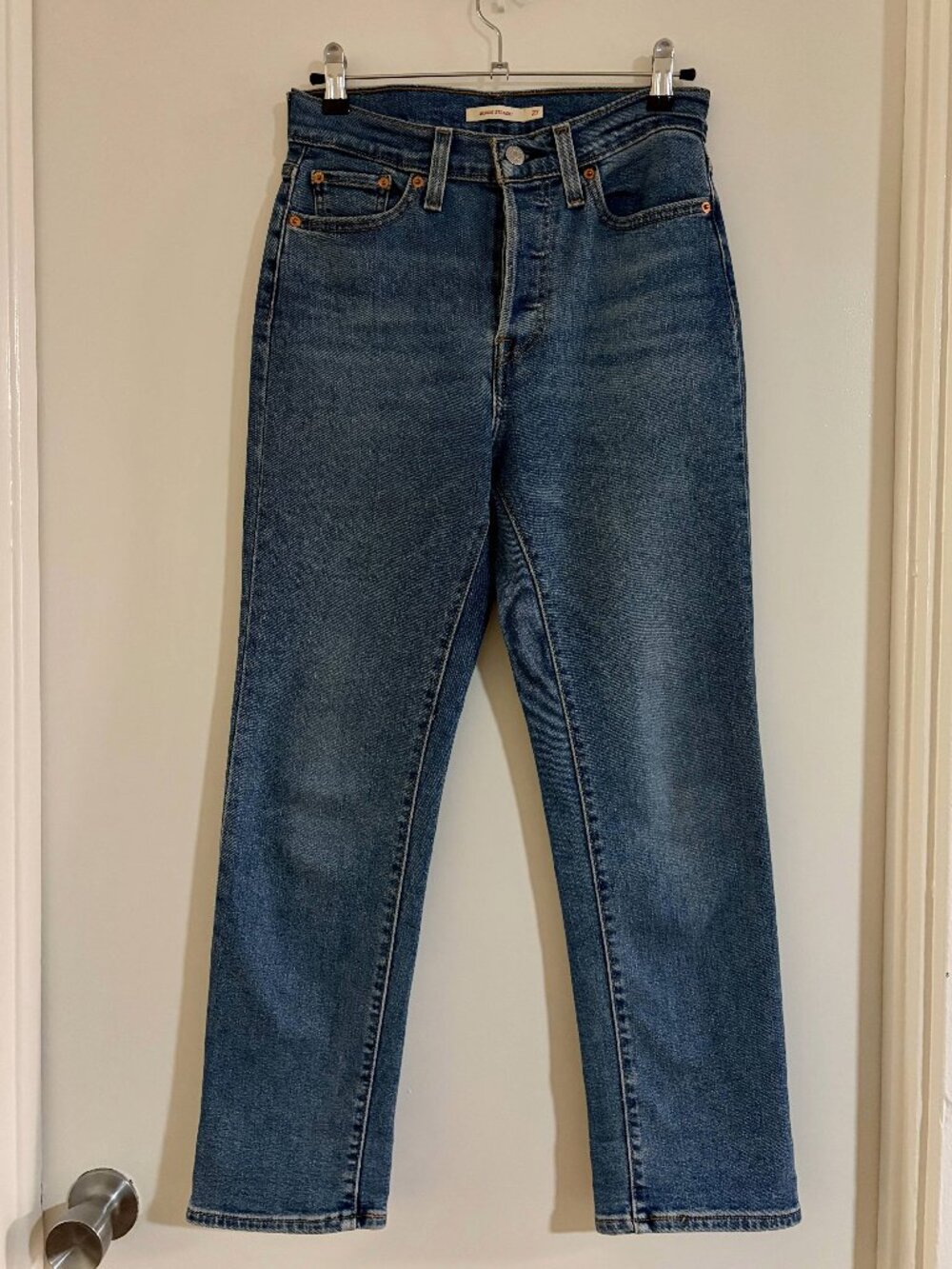 Levi’s Wedgie Straight High Rise Jeans – Summer Love In The Mist – W27 L26